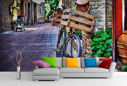 I want to ride my bicycle fototapeta